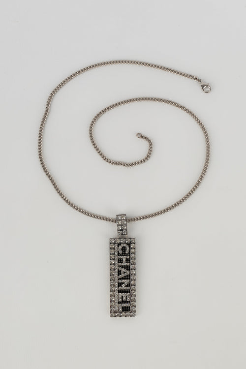 Collier argent Chanel Automne 2003