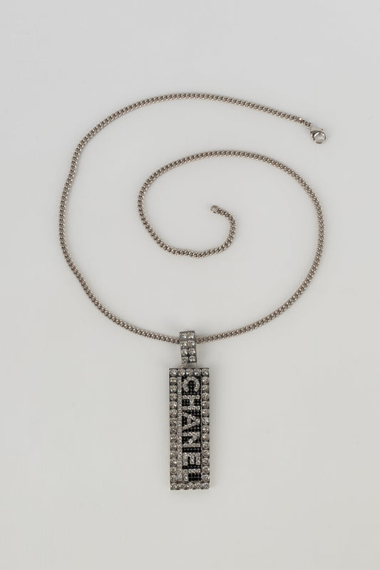 Collier argent Chanel Automne 2003