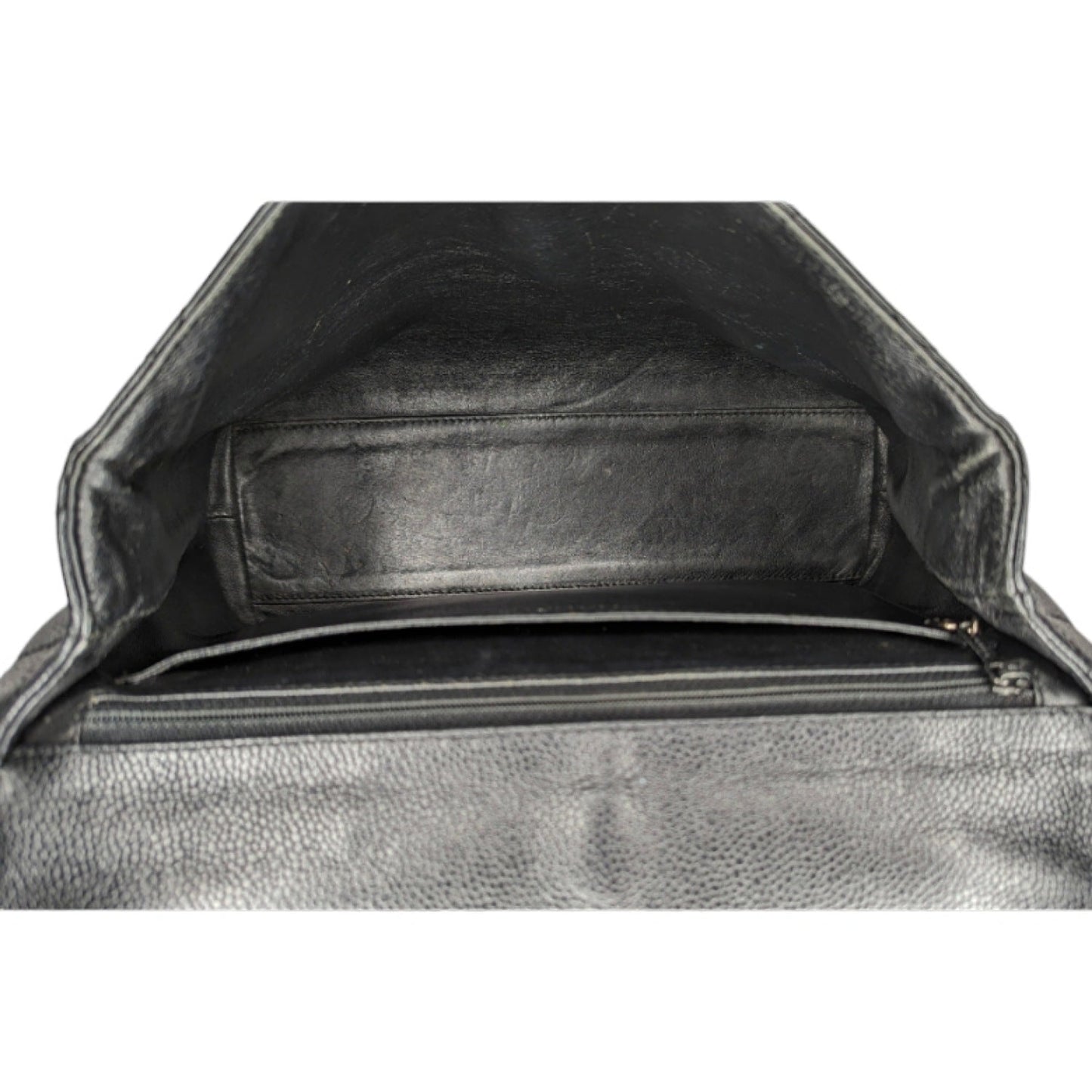 Chanel Vintage Caviar Quilted Kelly Top Handle Bag