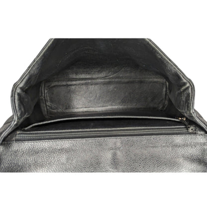 Chanel Vintage Caviar Quilted Kelly Top Handle Bag