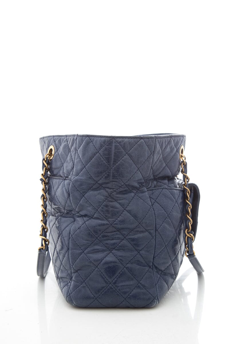 Chanel 2014/15 Navy Large Shopper Handbag