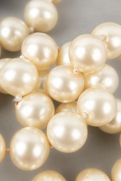 Collier de perles Chanel 1980's