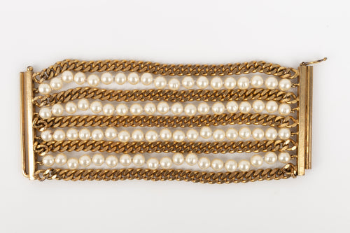 Bracelet de perles nacres Chanel