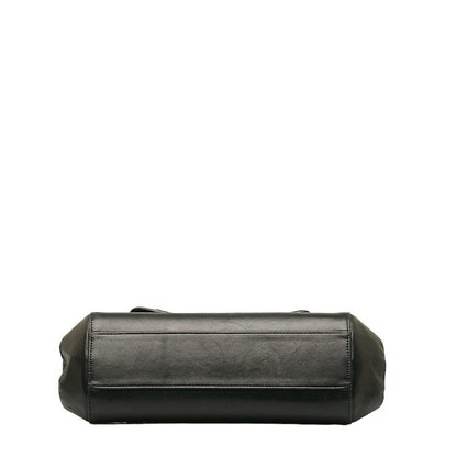 Chanel Mademoiselle Chain Shoulder Bag Black Lambskin