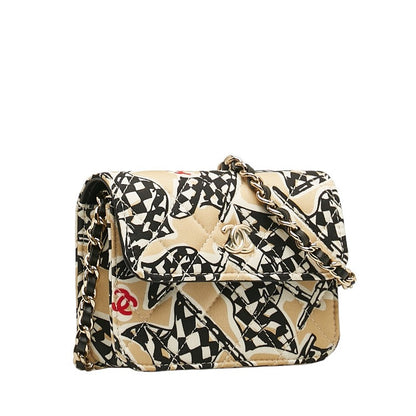 Chanel Canvas Mini Chain Shoulder Bag