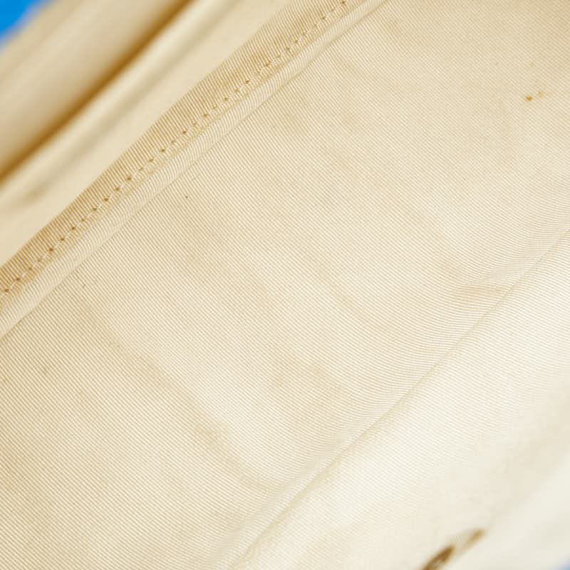 Chanel Matelasse Coco Mark Canvas Handbag Blue