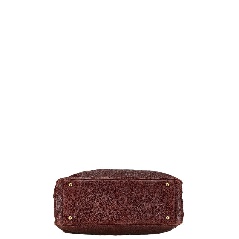 Chanel Caviar Skin Matelasse Coco Mark 2WAY Handbag