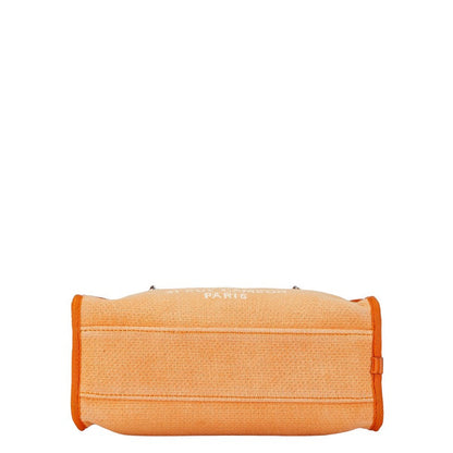 Chanel Canvas Leather Coco Mark Logo Handbag