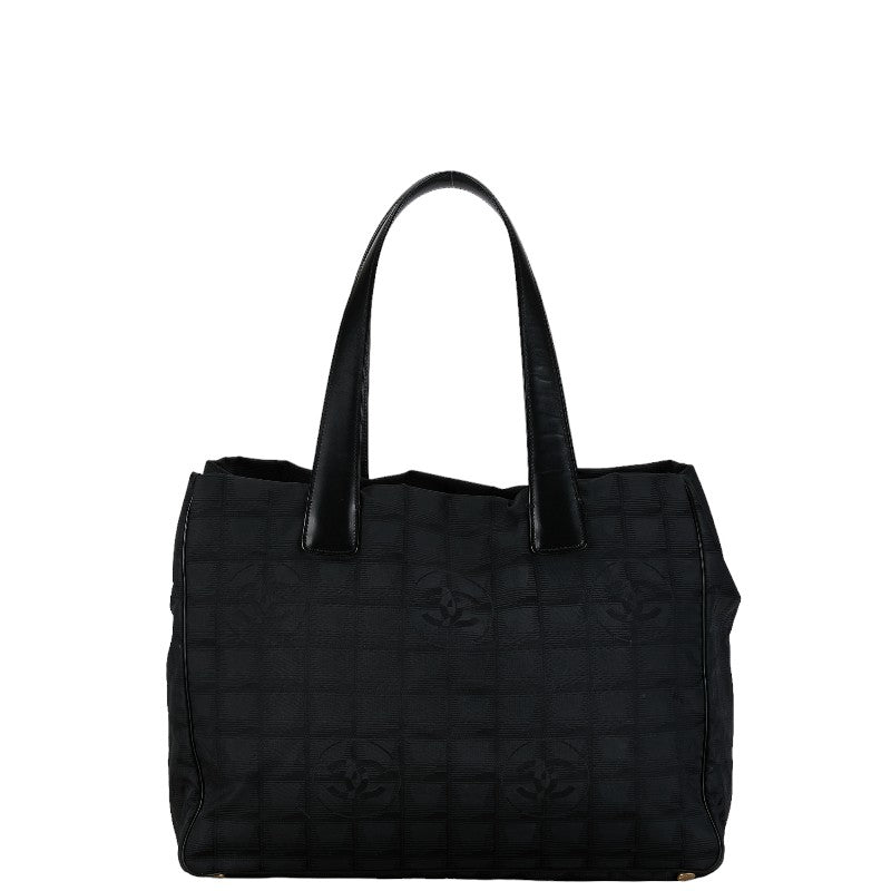 Chanel New Travel Line Canvas Leather Tote Bag