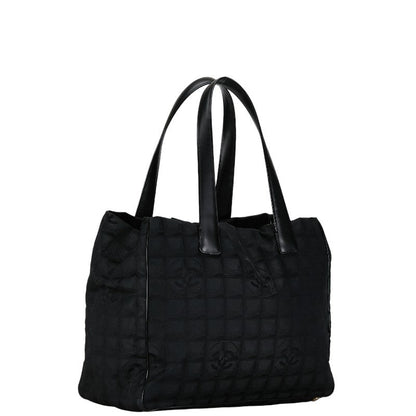 Chanel New Travel Line Canvas Leather Tote Bag