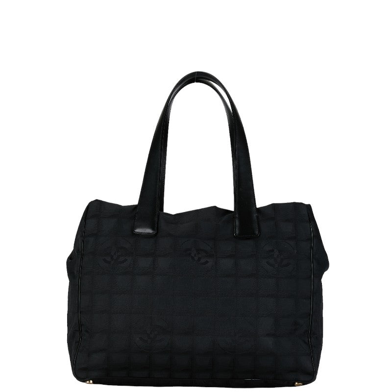 Chanel New Travel Line Canvas Leather Tote Bag