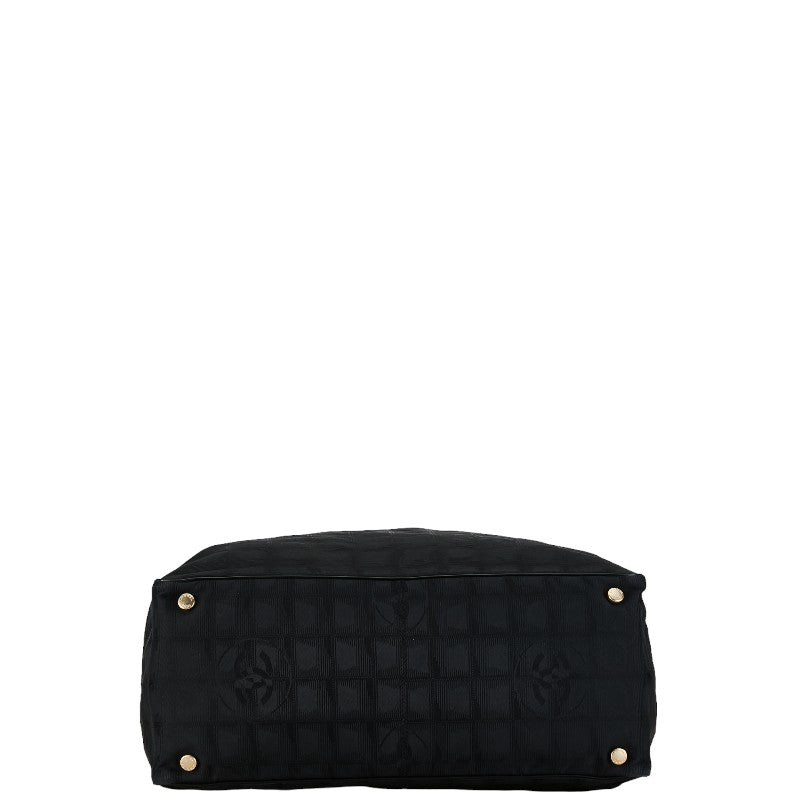 Chanel New Travel Line Canvas Leather Tote Bag