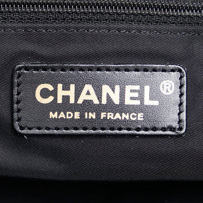 Chanel New Travel Line Canvas Leather Tote Bag