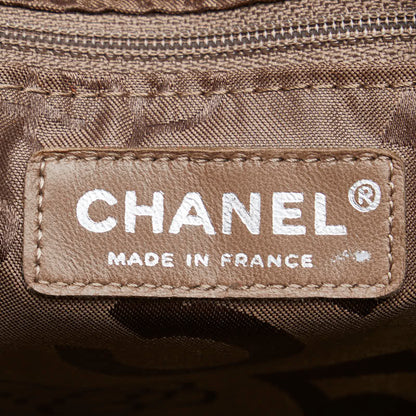 Chanel Suede Mademoiselle Coco Mark Chain Tote Bag