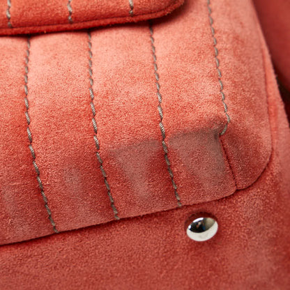 Chanel Suede Mademoiselle Coco Mark Chain Tote Bag