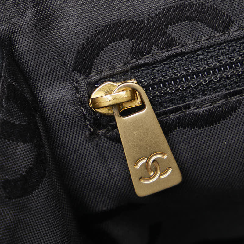 Chanel Wild Stitch Coco Mark Leather Tote Bag