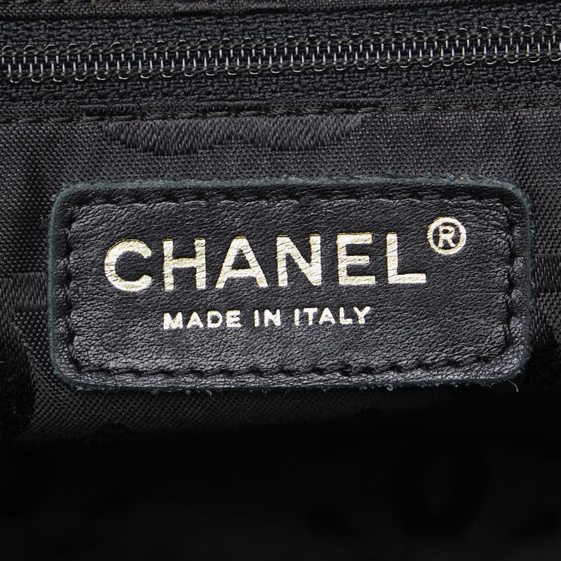 Chanel Wild Stitch Coco Mark Leather Tote Bag