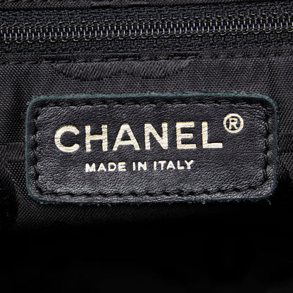 Chanel Wild Stitch Coco Mark Leather Tote Bag