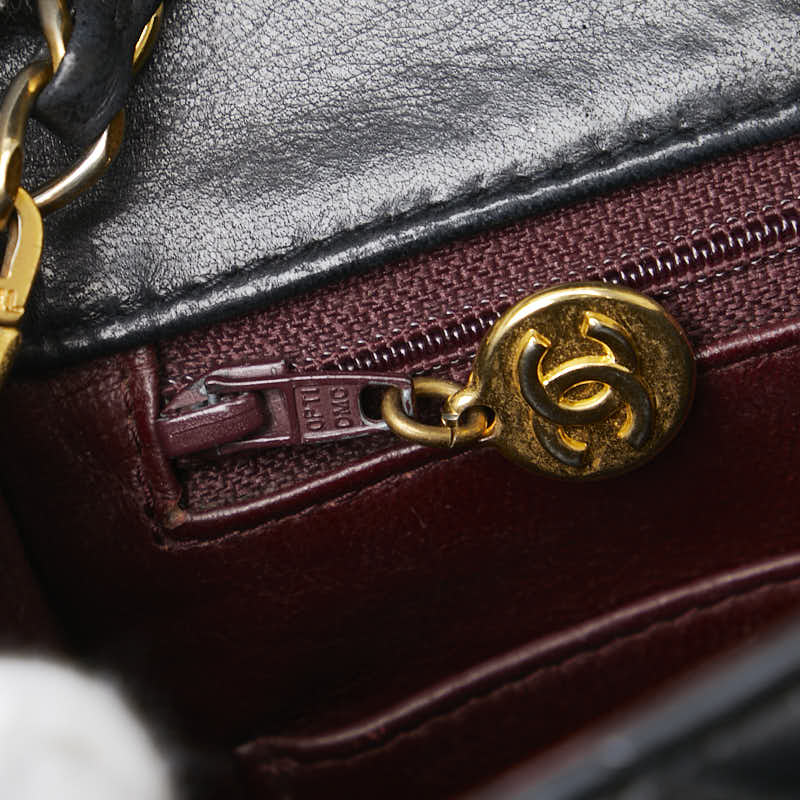 Chanel Mini Matelasse Coco Mark Chain Shoulder Bag A01163