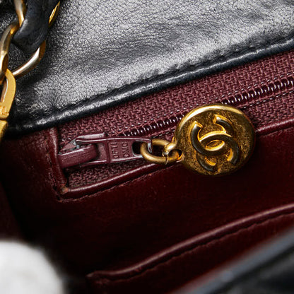 Chanel Mini Matelasse Coco Mark Chain Shoulder Bag A01163