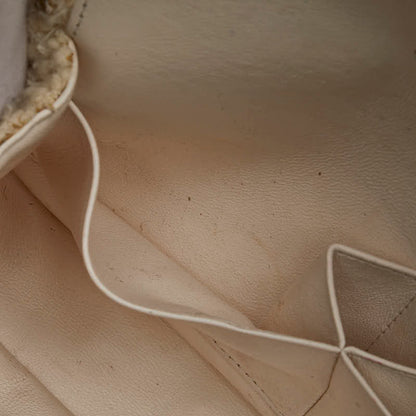 Chanel Tweed Leather Matelasse 25 Coco Mark W Flap Chain Shoulder Bag