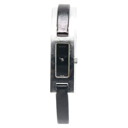 Gucci 3900L Quartz Watch Stainless Steel Leather
