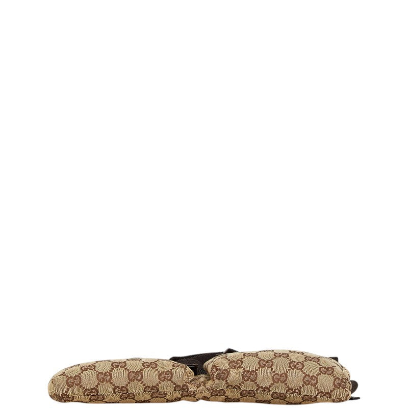 Gucci Canvas Leather Waist Bag 28566