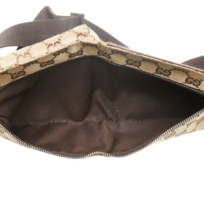 Gucci Canvas Leather Waist Bag 28566