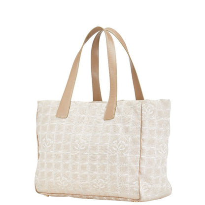 Chanel Canvas Leather Tote Handbag