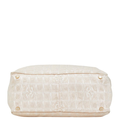 Chanel Canvas Leather Tote Handbag
