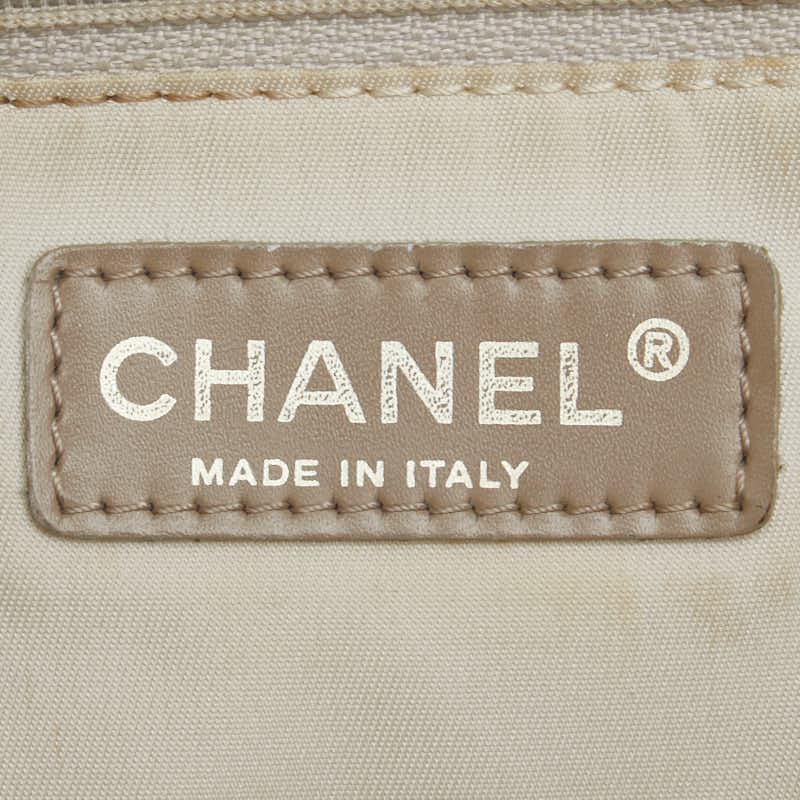 Chanel Canvas Leather Tote Handbag