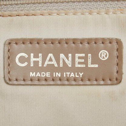 Chanel Canvas Leather Tote Handbag