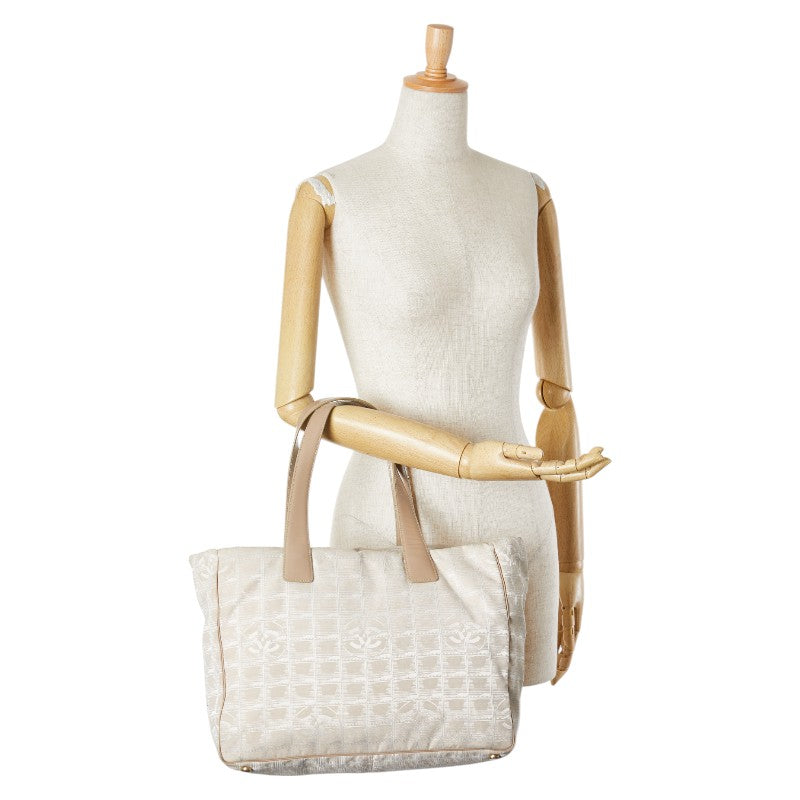 Chanel Canvas Leather Tote Handbag