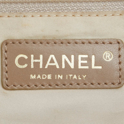 Chanel Nylon Leather Tote Handbag