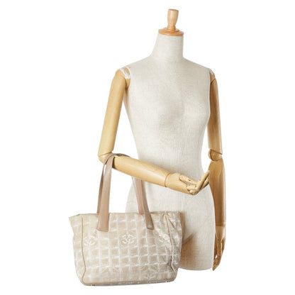 Chanel Nylon Leather Tote PM Handbag