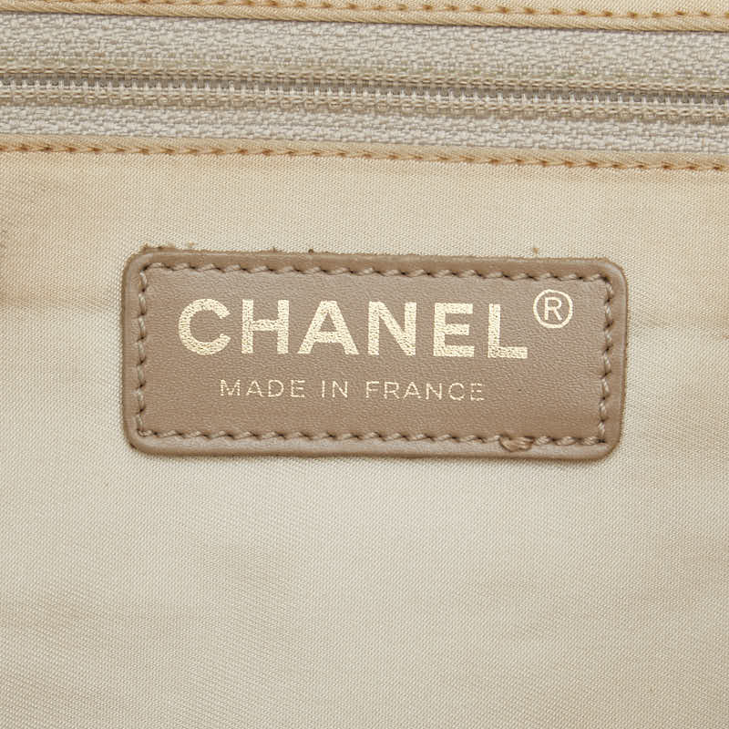 Chanel Nylon Leather Tote PM Handbag