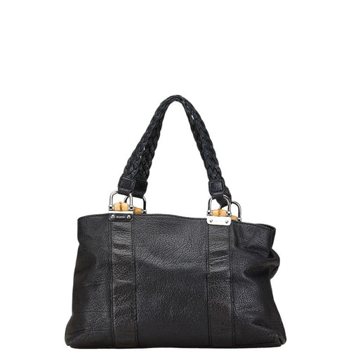 Gucci Bamboo Leather Tote Bag 232947