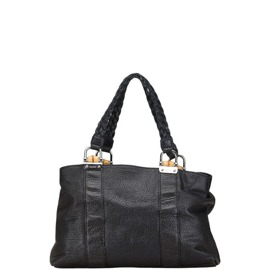 Gucci Bamboo Leather Tote Bag 232947