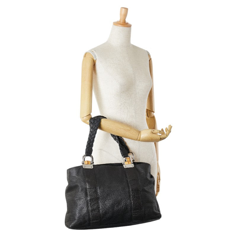 Gucci Bamboo Leather Tote Bag 232947