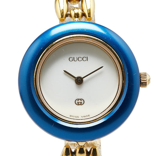 Gucci Change Bezel Quartz Watch Stainless Steel