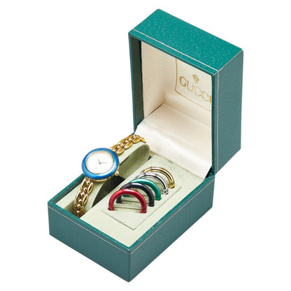 Gucci Change Bezel Quartz Watch Stainless Steel
