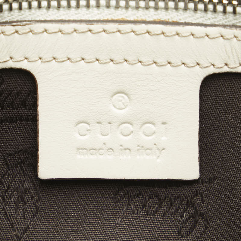 Gucci Canvas Leather Double G Tote Bag