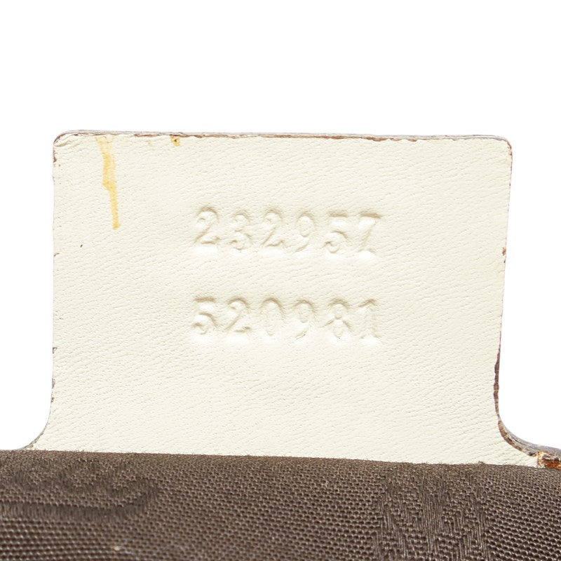 Gucci Canvas Leather Double G Tote Bag