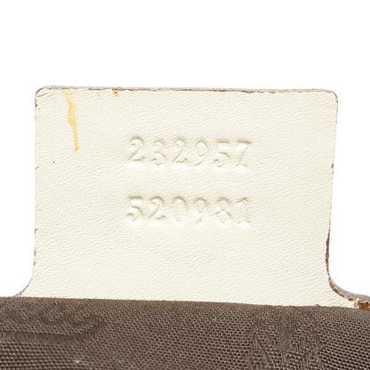 Gucci Canvas Leather Double G Tote Bag