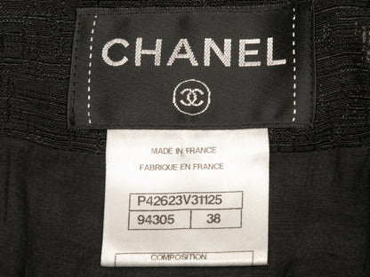 Black Chanel Cruise 2012 Sleeveless Dress Size FR 38