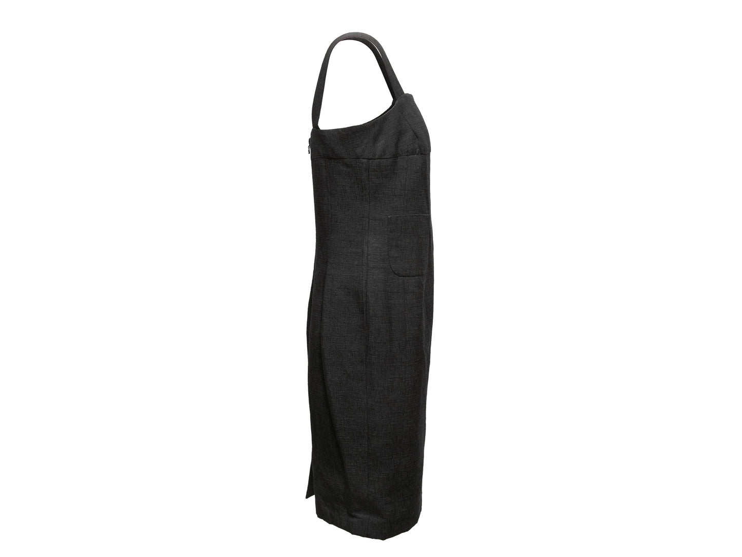Black Chanel Cruise 2012 Sleeveless Dress Size FR 38