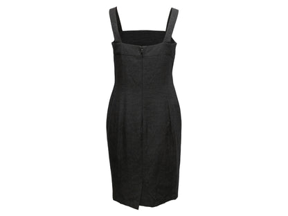 Black Chanel Cruise 2012 Sleeveless Dress Size FR 38