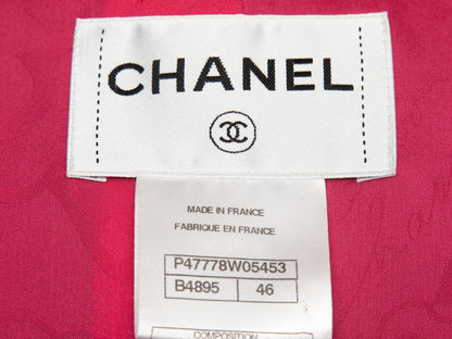 Grey & Pink Chanel Color Block Blazer Size FR 46