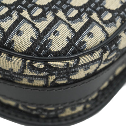 Dior Medium Bobby Bag Blue Oblique Jacquard Canvas