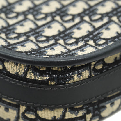 Dior Medium Bobby Bag Blue Oblique Jacquard Canvas